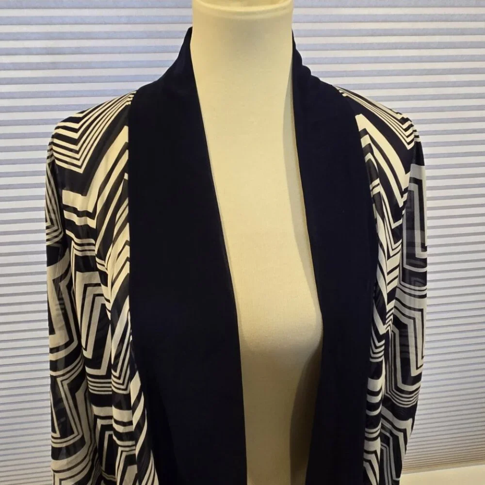 Ruby Ribbon Kimono Shawl #0326 NWOT